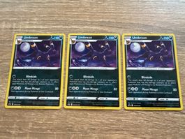 3 Pokemon Karten Nachtara SWSH129 gebraucht im Set