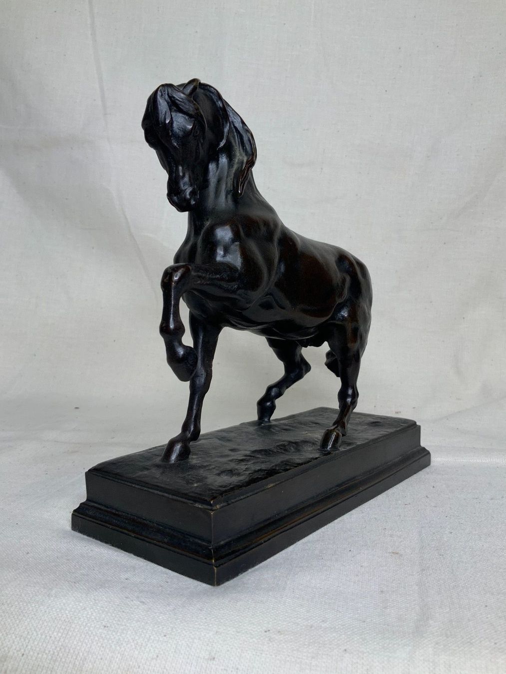 Skulpturen & Statuen: Barye Pferd / Barbedienne / Barye cheval Turc – Gebraucht aus La Heutte von Mikeller74 3