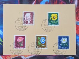 CL33 Document + Timbre Suisse 1959