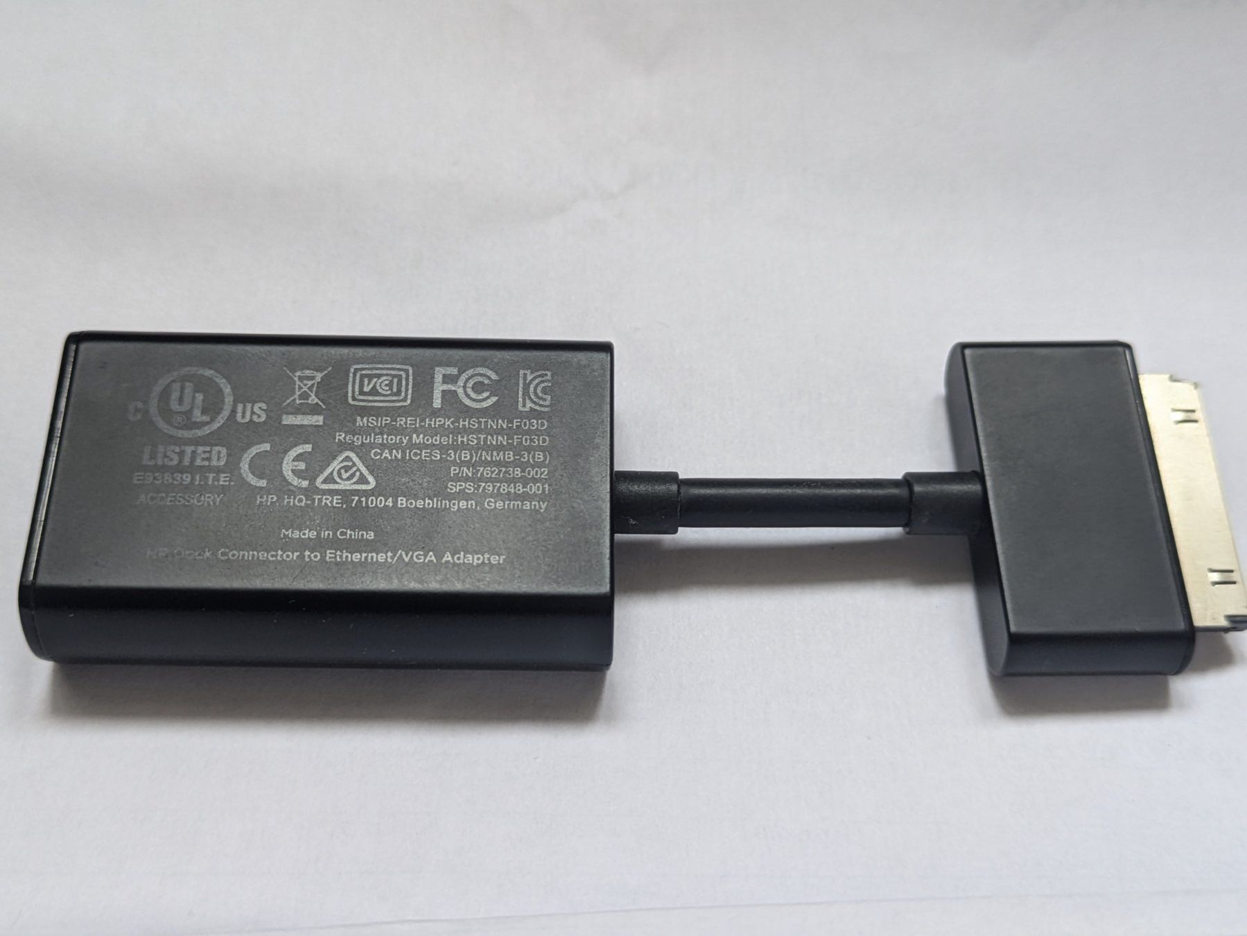 Hewlett Packard Unità & Adattatore: HP Adapter für Laptop VGA-LAN – Usato da Baden venduto da jkallickal 1
