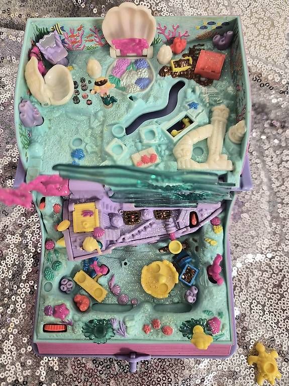 Polly Pocket Boîtes à musique: Polly Pocket Sparkling Mermaid 1995 – D'occasion à Uznach par ssmiy 1