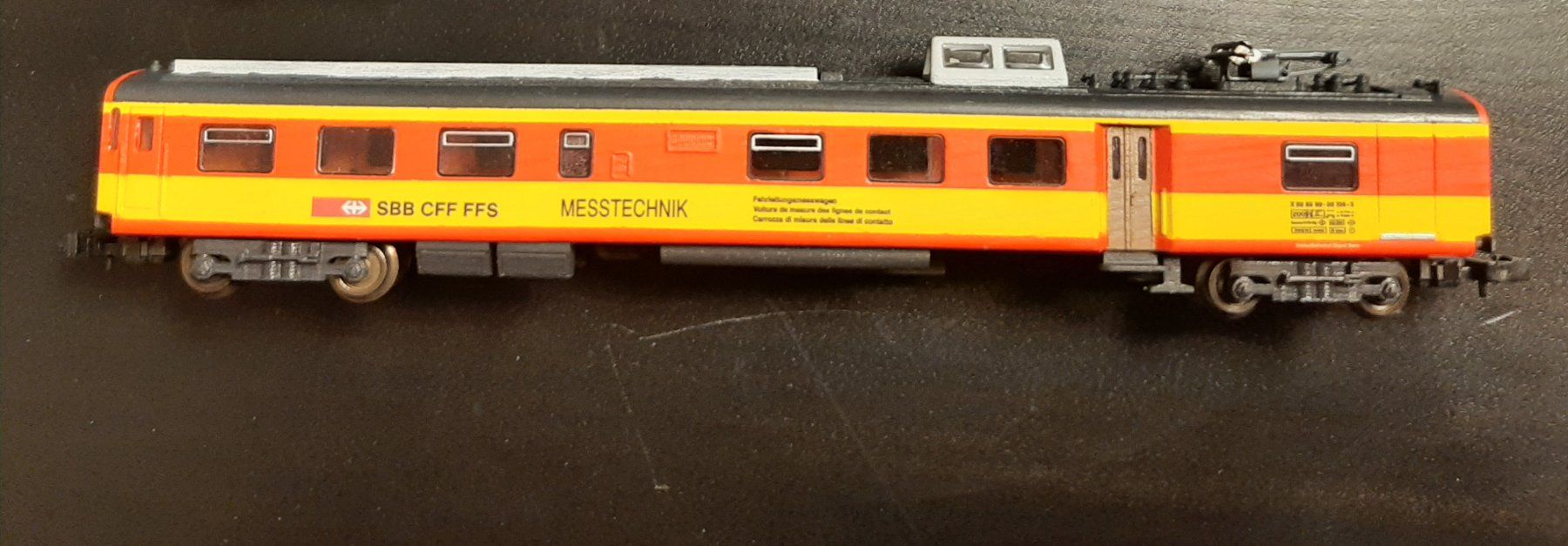 Modellini di ferrovie: Fahrleitungsmesswagen SBB – Usato da Colombier NE venduto da Couscous12 3
