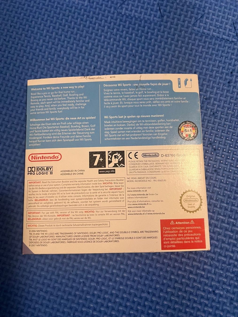 Nintendo Spiele: Wii Sports - Nintendo Wii – Gebraucht aus Gossau SG von schlitzerdemon 2