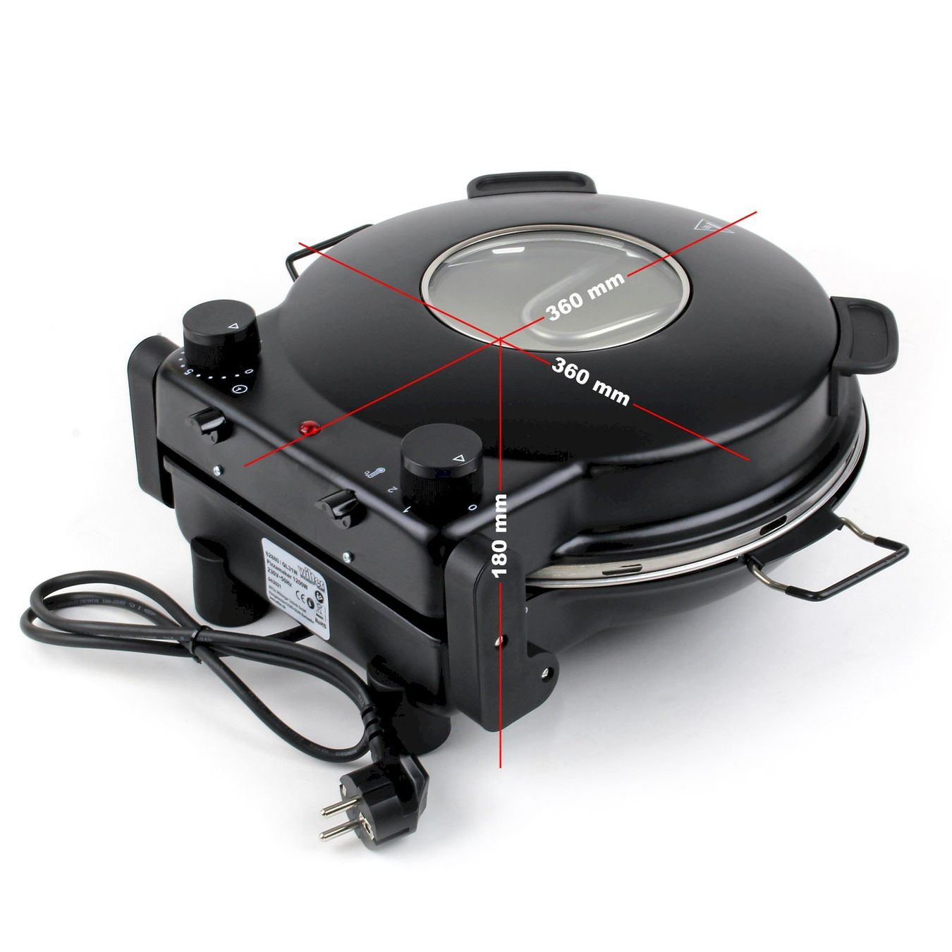 Backöfen: WilTec Pizzamaker Ø32cm – Neu und originalverpackt aus Bottighofen von zaap 7