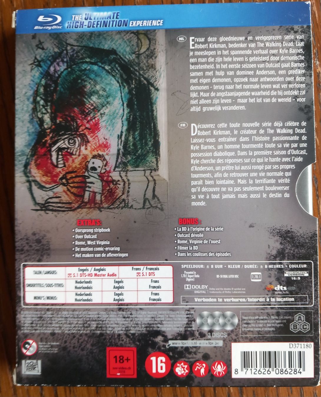 Tous les DVDs: Outcast - Saison1 Blu-ray – D'occasion à Gingins par Demonseed 2