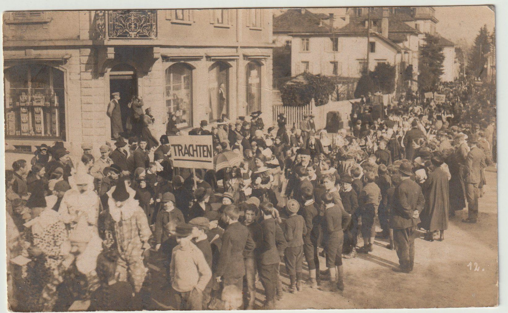 Cartoline postali: Wädenswil, Umzug, um 1925 – Usato da Bedigliora venduto da positano