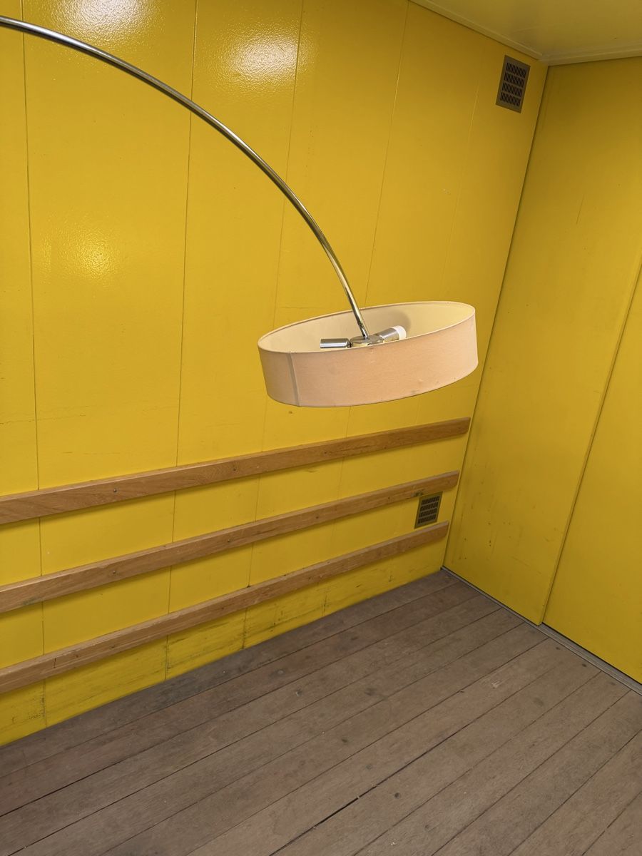 Lampen: Bogenlampe, Marmorfuss, Chromstahl – Gebraucht aus Strengelbach von RaenAntikDesign 1