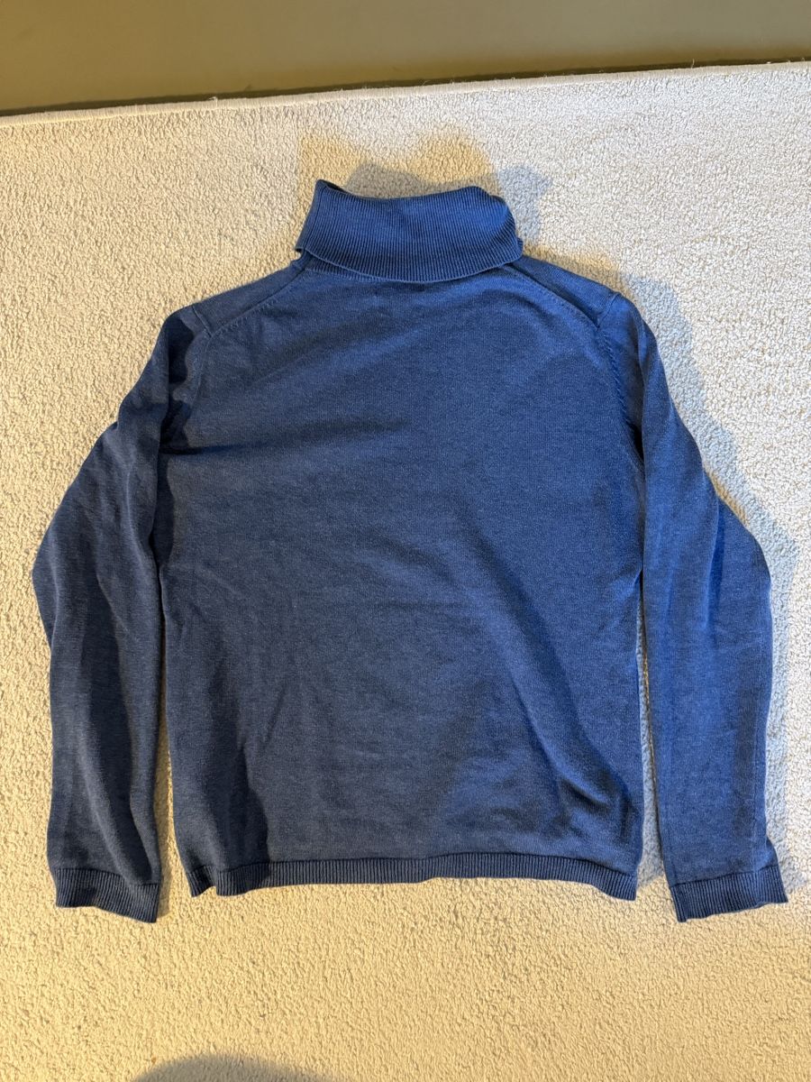 Pullover & Sweatshirts: Blauer Rollkragenpullover Turtleneck Langarmshirt – Gebraucht aus Zürich von ole_8rwr 4