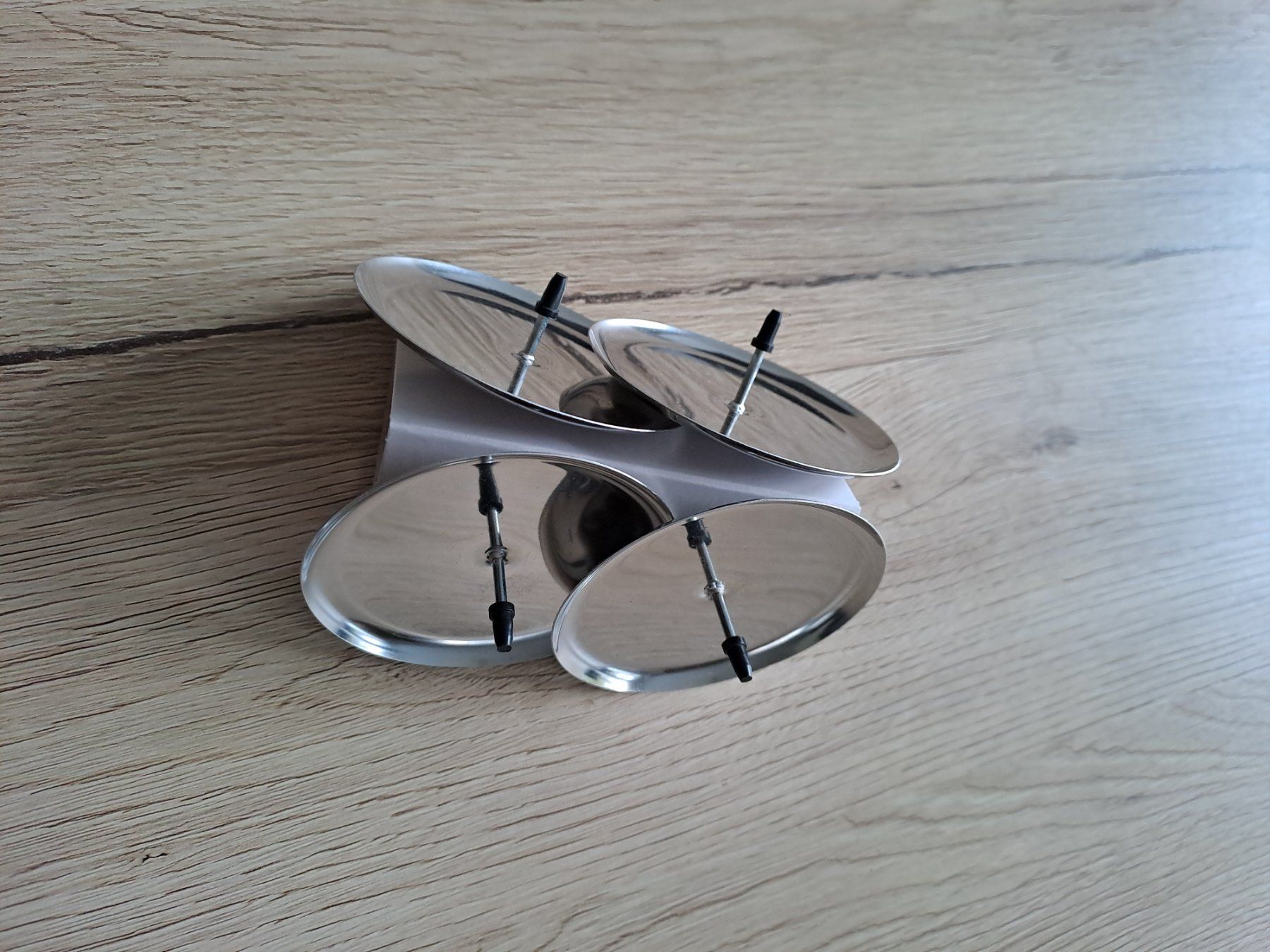 Portacandele: Kerzenhalter silber 7.5cm – Nuovo e nell'imballaggio originale da Turbenthal venduto da Weggis99