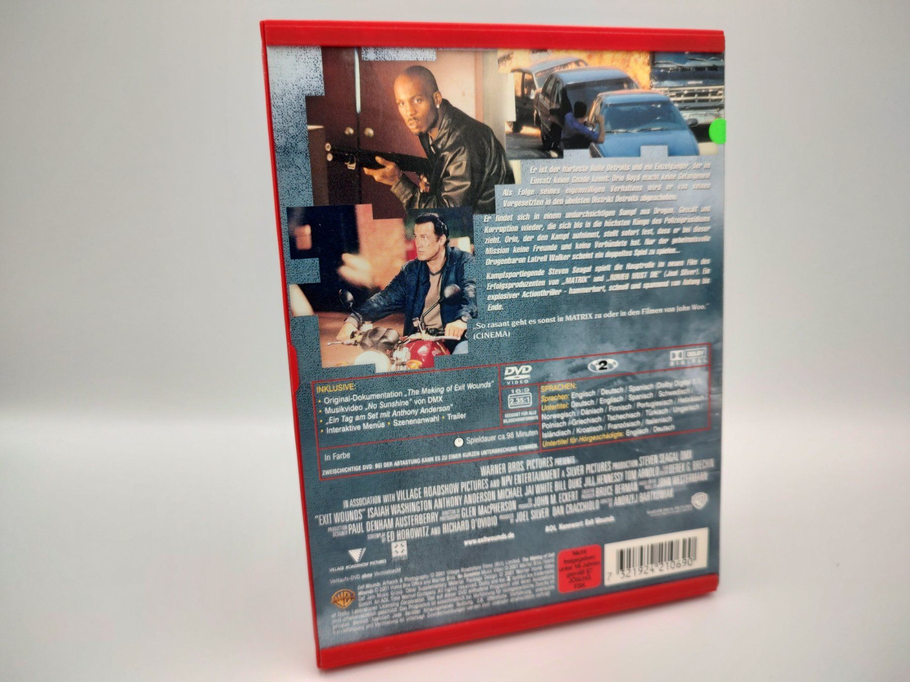 Tutti i DVDs: EXIT WOUNDS - Versand A-Post nur CHF 2.50! – Usato da Siblingen venduto da the_92m7 1