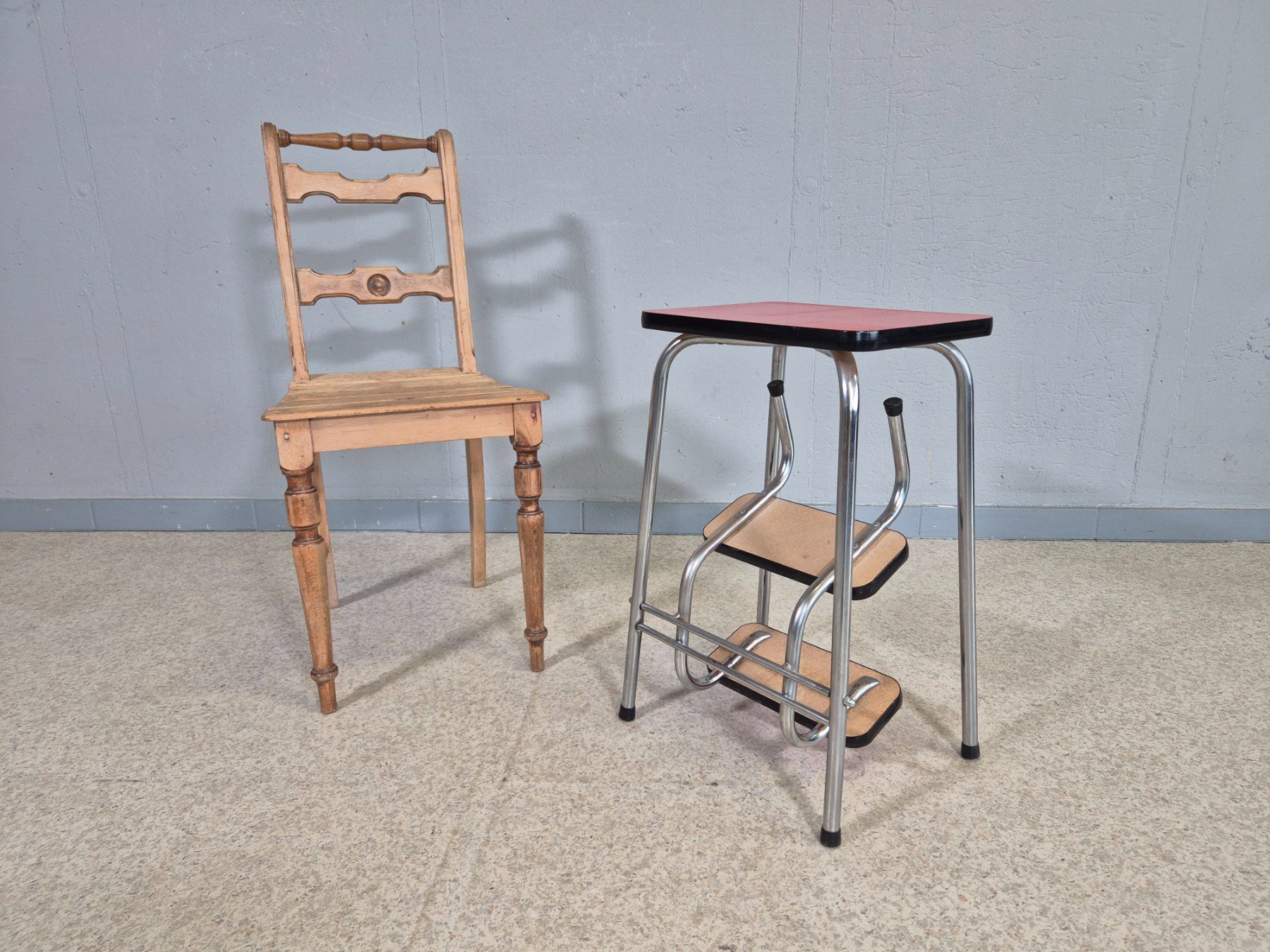 Hocker: Step-Stool Tritthocker 3-Tritt Hocker kelco rot – Gebraucht aus Nottwil von Wondewa-Shop 2