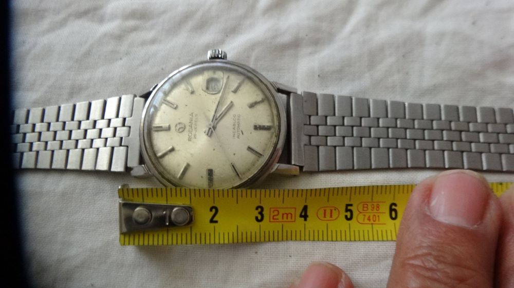 Rodania Montres: RODANIA  HERREN ANTIK UHR.AUTOMATIC.DATE, LÄÜFT--34X38MM – D'occasion à zürich par ahmad01 3