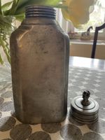 Antike Zinnflasche, 95% Zinn, Vintage Rarität!