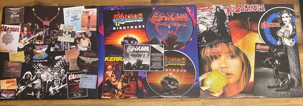 Dischi in vinile: Saxon (3 LP)Colo. Splatter Vinyl 2018 – Nuovo (secondo la descrizione) da Belp venduto da B7L0 3
