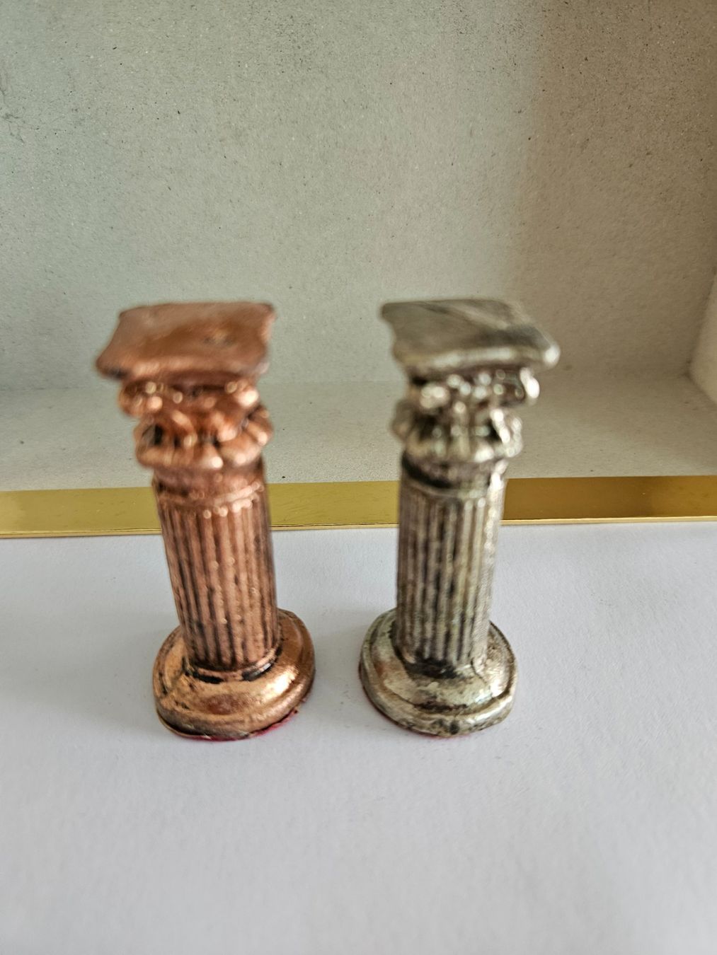 Spiele: Schachfiguren Set Antik  Metall mit Brett – Gebraucht aus Kollbrunn von tsrg2013 4
