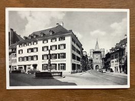 AK Basel. Hotel-Restaurant zum Spalenbrunnen