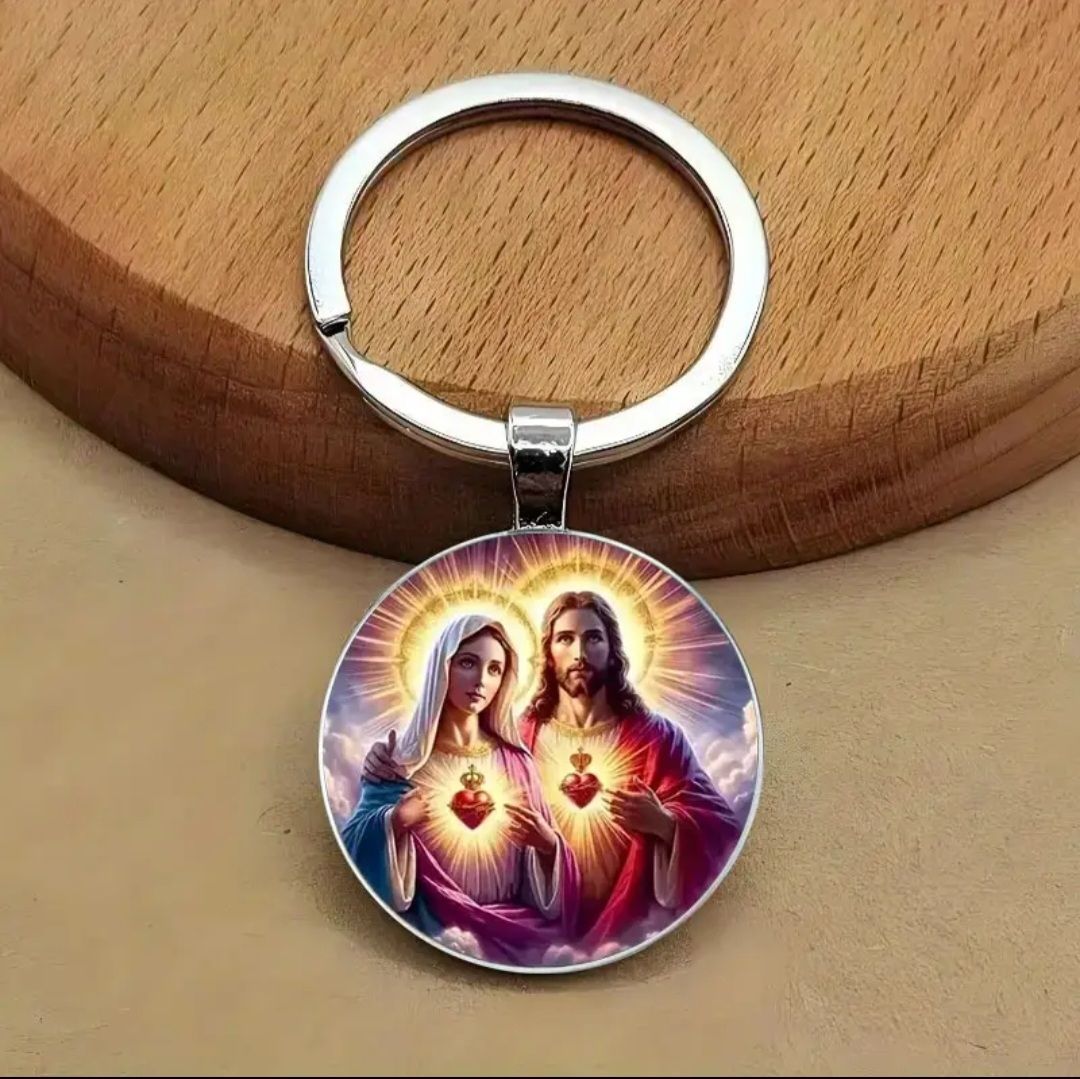Portachiavi: Porte-clés Jésus et Marie – Nuovo e nell'imballaggio originale da Puidoux venduto da mic_c2fh 2