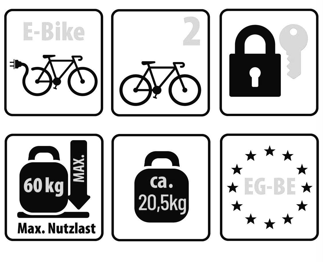 Balken: Fahrradträger Eufab SD260 Anhängerkupplung – Gebraucht aus Basel von spikelie 2