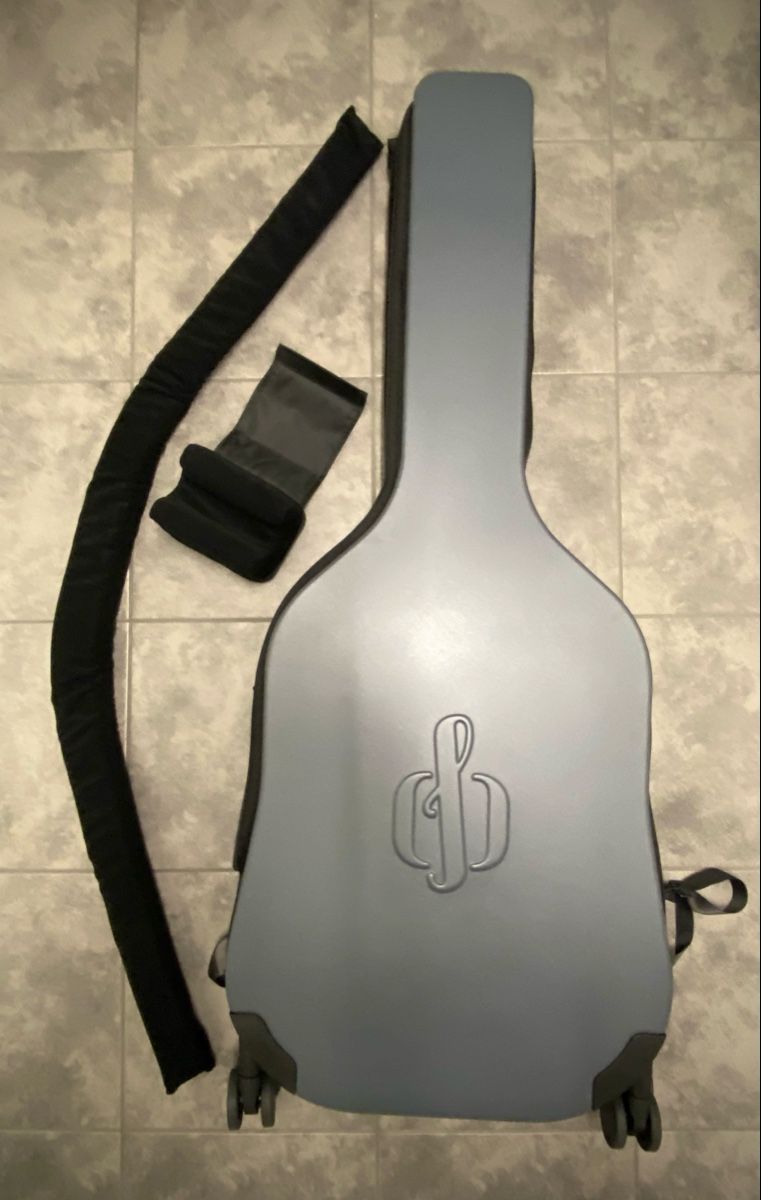 Strumenti musicali: Gitarrenkoffer, mit Rollen, Tragegurt etc. OPENHAGEN.COM – Nuovo (secondo la descrizione) da Neftenbach venduto da Onlineshopper 7