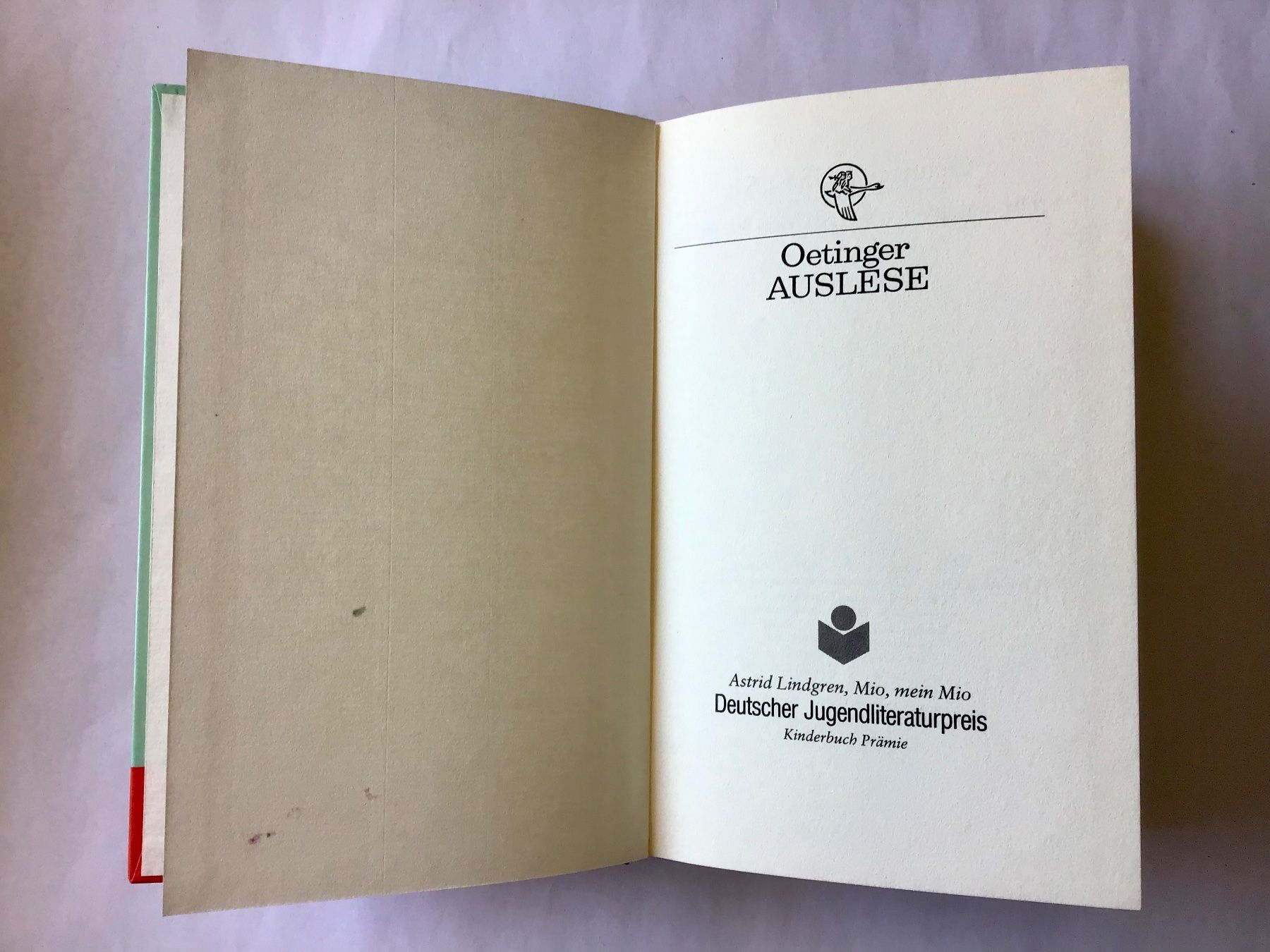 Libri: Mio, mein Mio - von: Astrid Lindgren – Nuovo (secondo la descrizione) da Bubendorf venduto da Alpenheidi 3