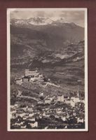 SION - Vue partielle avec Valère - 1926 // pli d'angle //