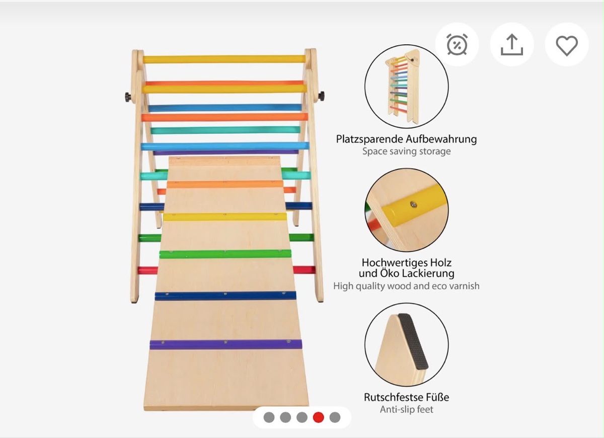 Giocattoli: Kletterdreieck mit Rutsche  – Usato da Zürich venduto da mstu08 5