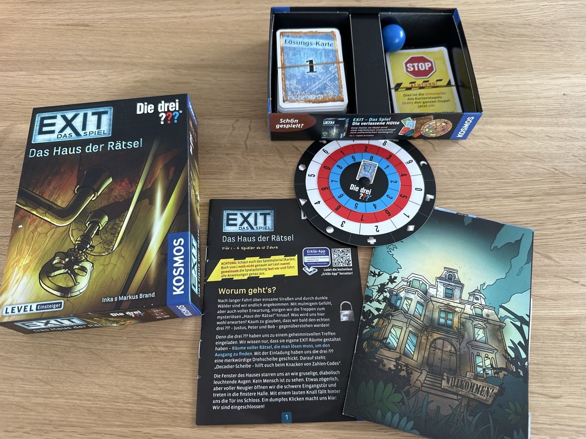 Kosmos Giochi: EXIT Das Spiel: Die drei ??? - Das Haus der Rätsel – Usato da Münsingen venduto da FiNiMu