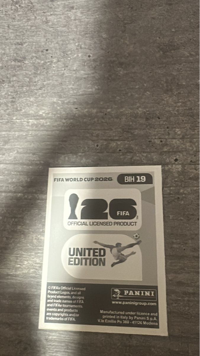 Panini Carte collezionabili: BIH 19 , FIFA WORLD CUP 2026 PANINI  – Nuovo (secondo la descrizione) da Frauenfeld venduto da 1PegPeg1 1