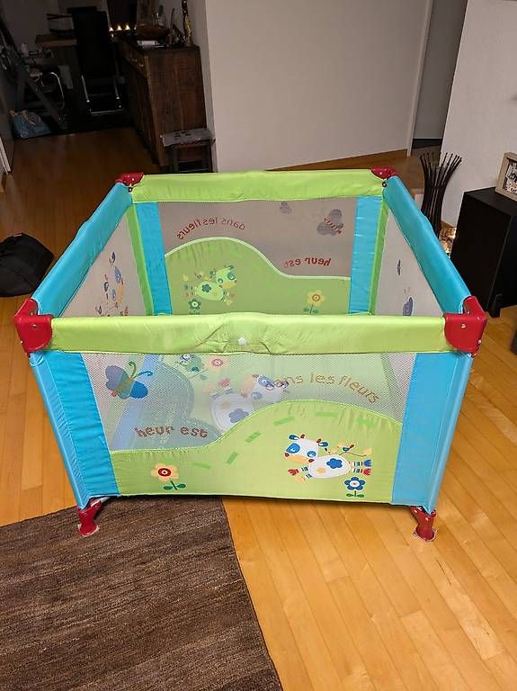 Hauck Box & Barriere di sicurezza: Laufgitter Reisebett – Usato da Arbon venduto da Saigon2