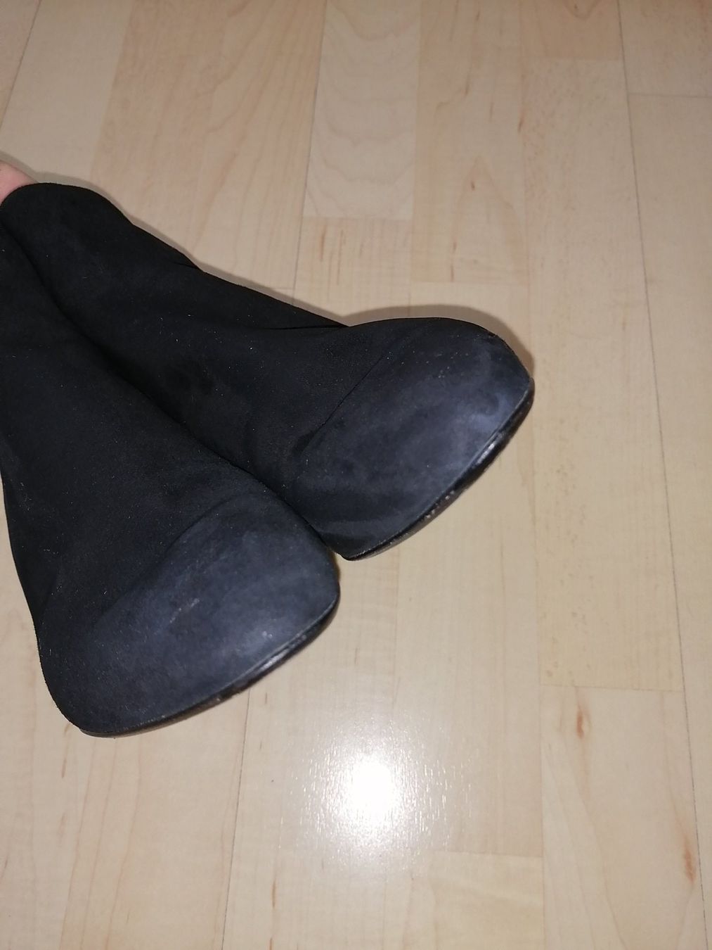 Damenschuhe: Stiefeletten  aus echtem Wildleder – Gebraucht aus Buchrain von nat_pl5p 5