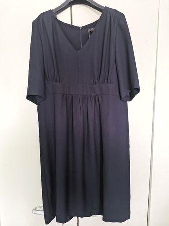 Robe bleu foncé 123 Paris, taille 42, Élégante & Confortable
