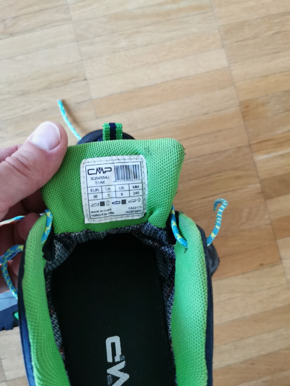 CMP Scarpe per ragazzi: CMP Wanderschuhe wasserdicht dunkelblau Grösse 38 – Usato da Zürich venduto da Michalr 4