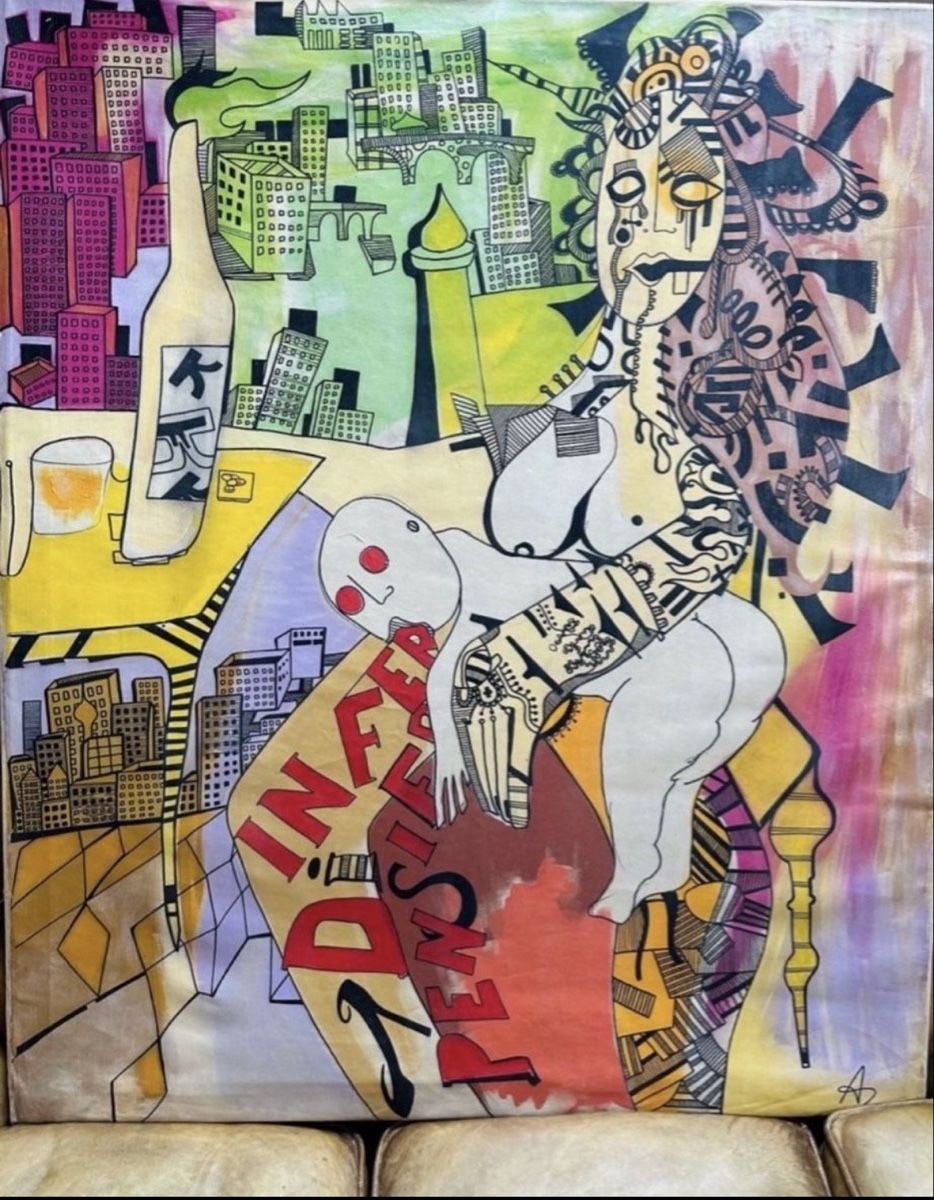 Gemälde: Original Artwork, oil on Canvas – Gebraucht aus Vevey von ledidream