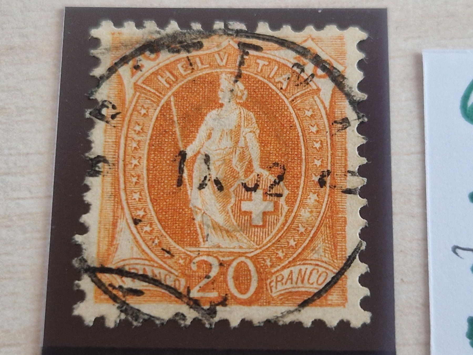 Tutti i francobolli: Stehende 66E.2.52/II, signiert, ab 1.- – Usato da Burgdorf venduto da Glossy01 1