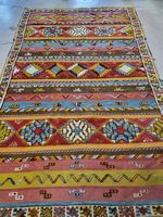 195×315  Orientteppich Kelim Handgeknüpft gereinigt