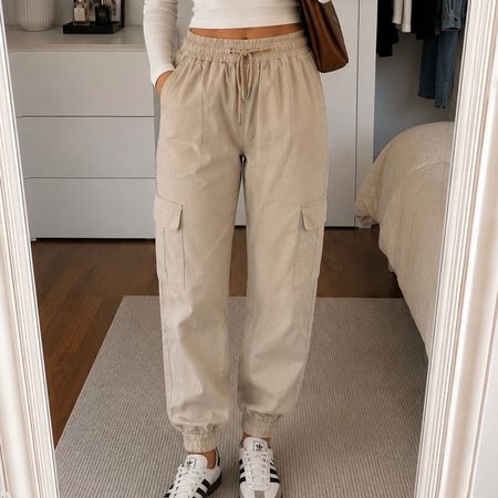 Damen Cargohose beige Grösse S neuwertig