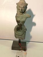 Antike Buddha Uma Bronze Cambodia 12./14.Jhd 14/17,5cm Nr.54