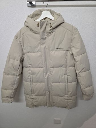Kapten and Son Winterjacke beige Kapuze neuwertig