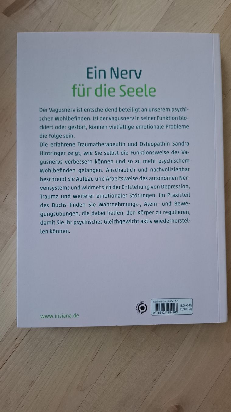 Libri: Buch "der Vagusnerv - unser innerer Therapeut" – Nuovo (secondo la descrizione) da Suhr venduto da kal_9958 1