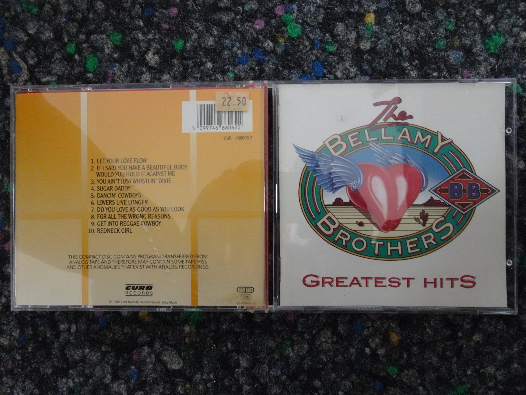 CD: CD : The bellamy brothers – Usato da Lotzwil venduto da Kiddis