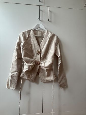 Beige Bluse