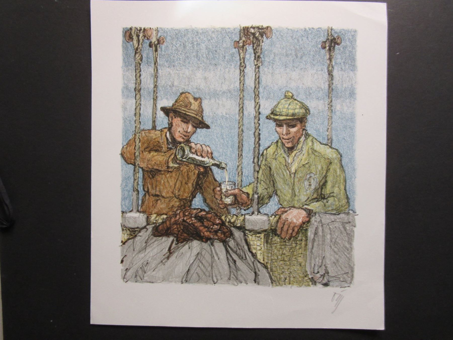 Grafica & Litografie: DIGGELMANN ALEX WALTER LITHOGRAPHIE SIGNIERT – Usato da Gersau venduto da grafik-kunst