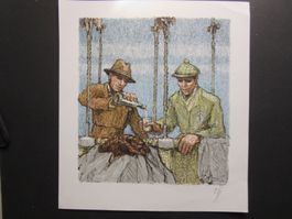 DIGGELMANN ALEX WALTER LITHOGRAPHIE SIGNIERT
