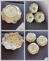 Rosenthal Molière Porzellan Set 4-teilig – Schalen – Blumen 
