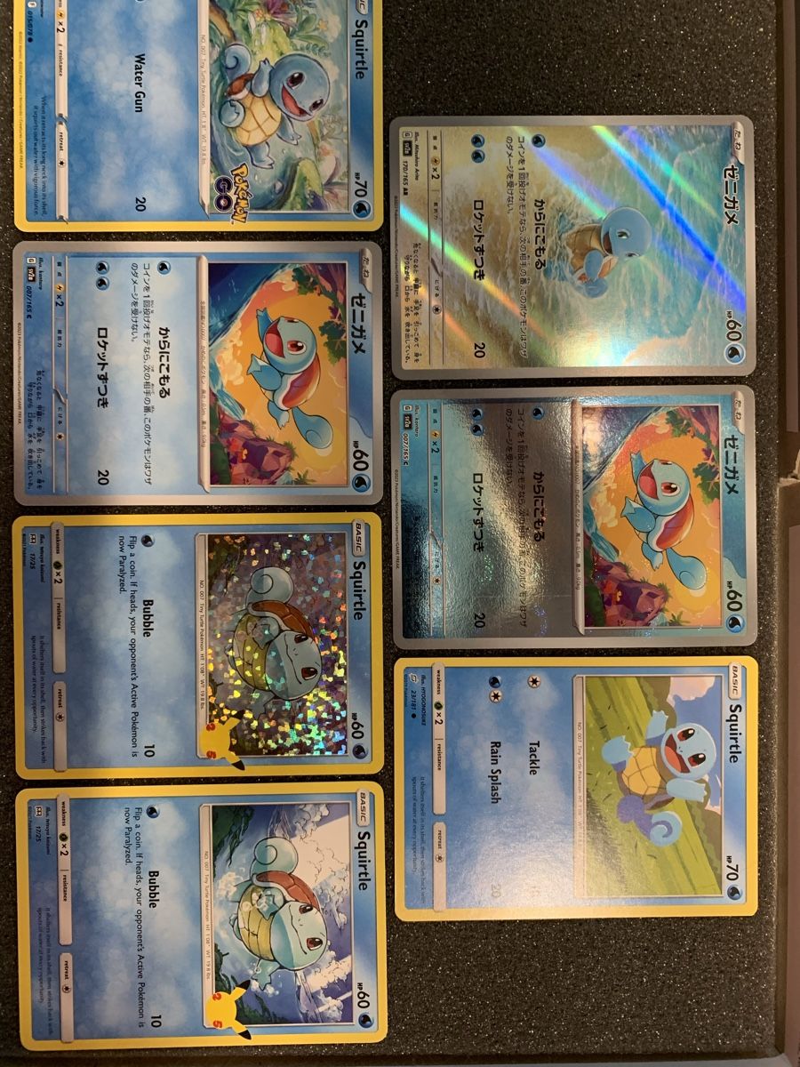 Pokémon Carte collezionabili: Squirtle 170/165 AR e 6 mix  – Usato da Bironico venduto da ars_z6lb