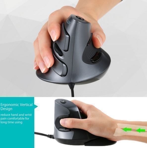 Mouse: Ergonomische vertikale optische Maus – Nuovo e nell'imballaggio originale da Unterägeri venduto da RmOnline 2