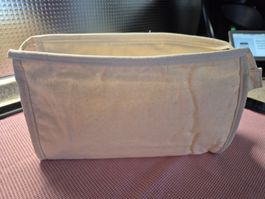 Kosmetiktasche Stoff natur unbenutzt