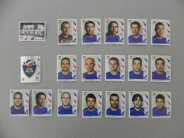 Panini Fussball WM 2006 Fehlliste Serbien-M. 207- 225 Kompl.