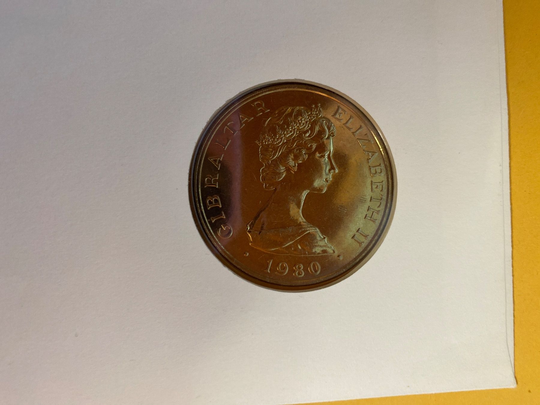 Buste & buste per spedizione: ENVELOPPE AVEC PIECE - GIBRALTAR - ANNEE 80 – Nuovo (secondo la descrizione) da Le Brassus venduto da cinema13 1