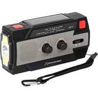 Radio im Retro-Design + LED-Taschenlampe + MP3 + Teleskop
